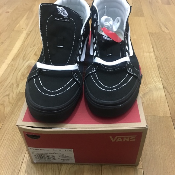 Vans sk8 hi limited red flames size 7.5-12 - Picture 2 of 4